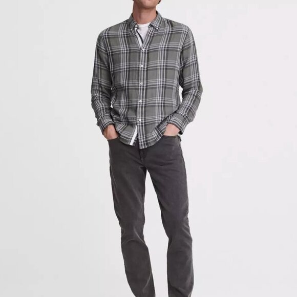 $225 Brand New - Rag & Bone Fit 2 Tomlin Double Gauze - Cotton Large - With Tags - Picture 6 of 7